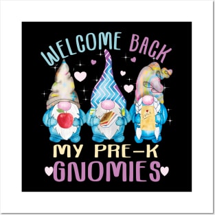 Welcome back My Pre-K Gnomes  back to school.. Posters and Art